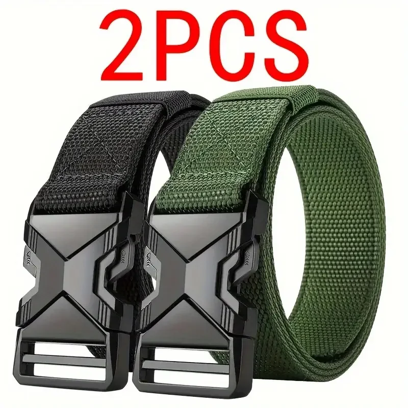 Cinturón militar táctico nylon para caza montañismo al aire libre - imagen 2