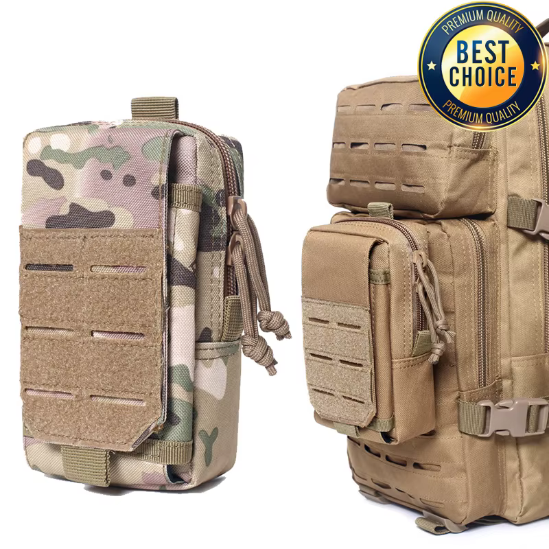 Bolsa táctica MOLLE EDC 1000D para primeros auxilios y supervivencia