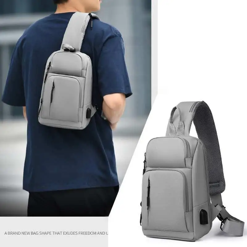 Bolsa de pecho táctica ripstop – Bandolera regulable outdoor - imagen 2