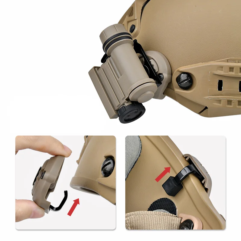 WADSN Sidewinder FAST linterna frontal táctica IR LED estroboscópica - imagen 4