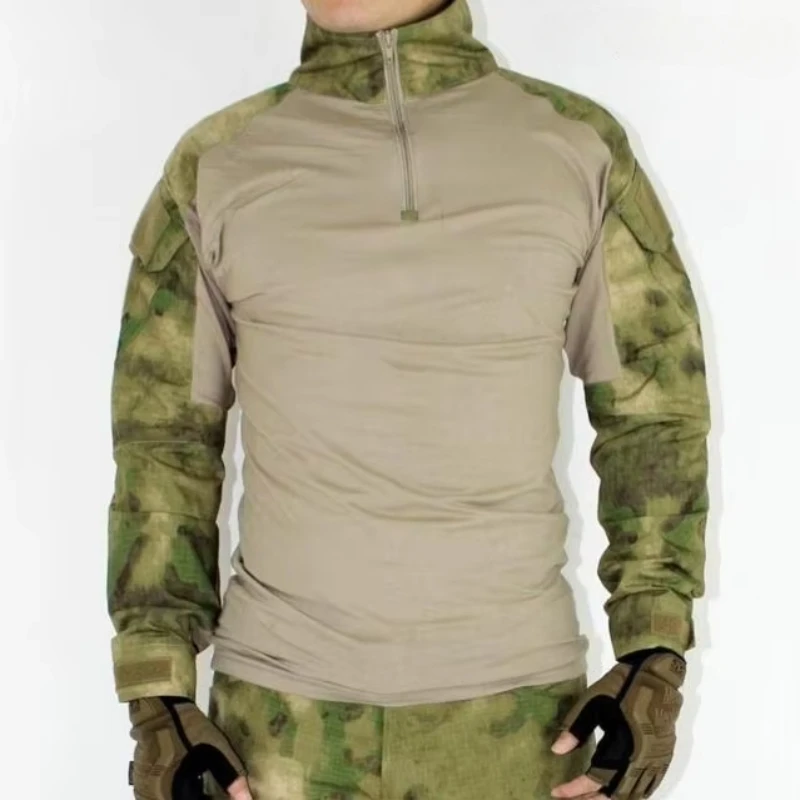 Camisa táctica de combate camuflaje militar ripstop - imagen 5