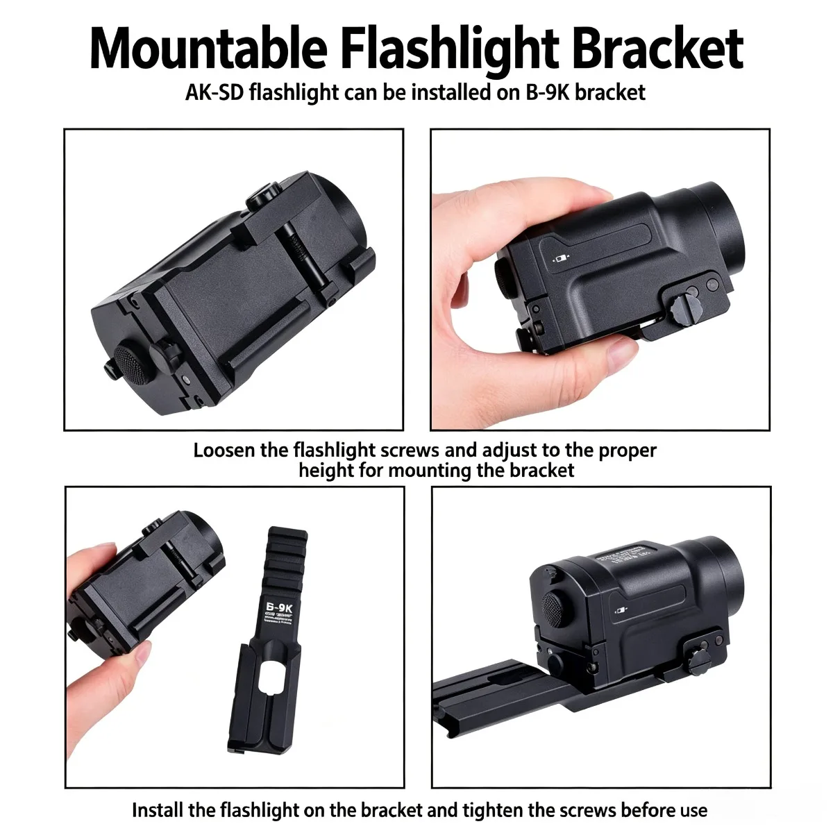 Zenitco GEN2 2U – Linterna táctica LED para riel de 20 mm - imagen 5