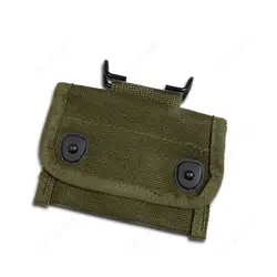 Funda brújula táctica en lona estilo WWII americana reproducción EDC