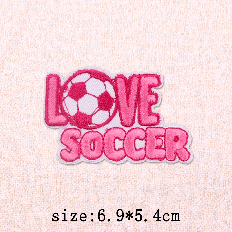 Parche termoadhesivo futbol femenino lazo, ojo, corona y mariposa - imagen 2