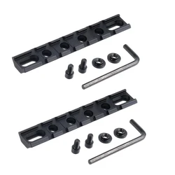Base Picatinny de aluminio de 6 ranuras para mira o linterna