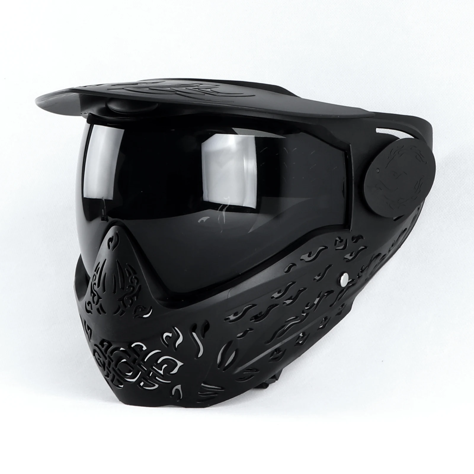 Máscara Paintball Full Face Protección TPE Antivaho PC - imagen 4