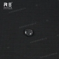 Tela táctica impermeable negra algodón-poliéster ecológica