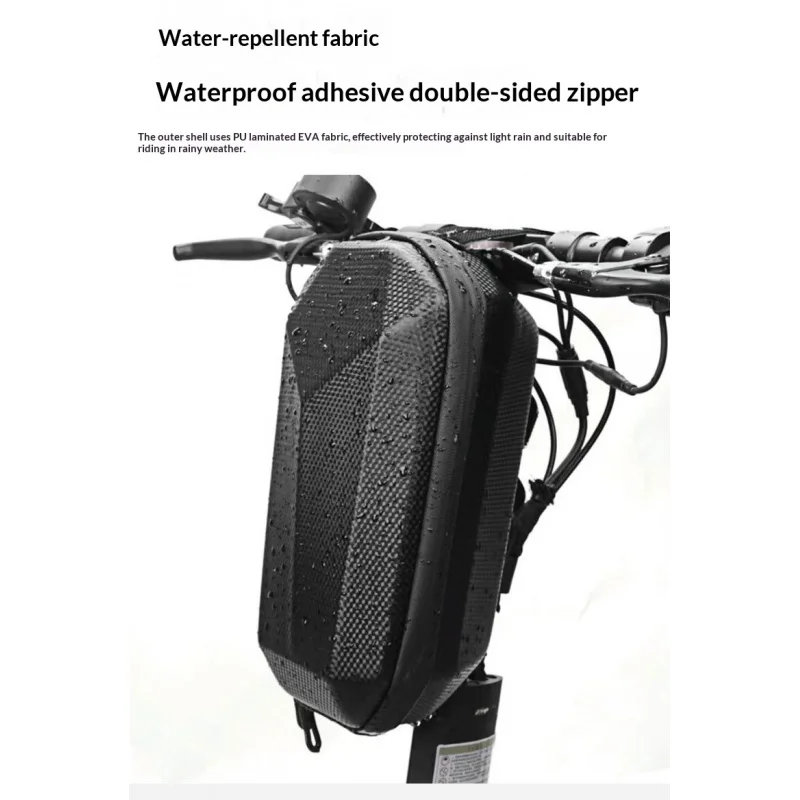 Bolsa de manillar impermeable EVA rígida para alforja frontal