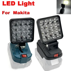 Makita foco LED de trabajo inalámbrico para acampar y pescar