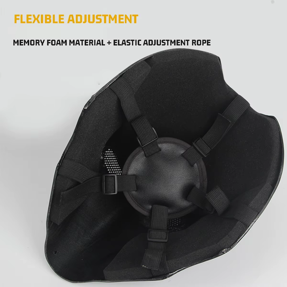 Máscara fibra de carbono Airsoft face cover Deathstroke – Cosplay Halloween - imagen 4