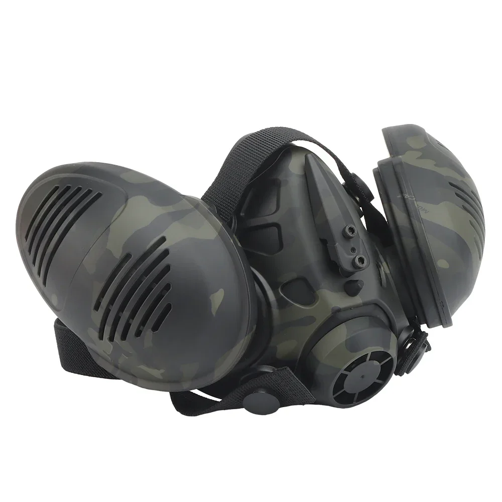 Mascarilla gas media cara táctica – Paintball y cosplay - imagen 4