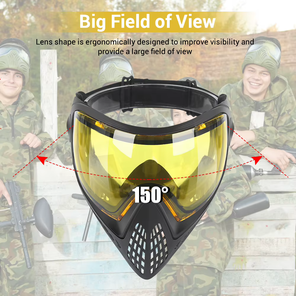 FMA máscara facial completa para airsoft con gafas antiniebla - imagen 4