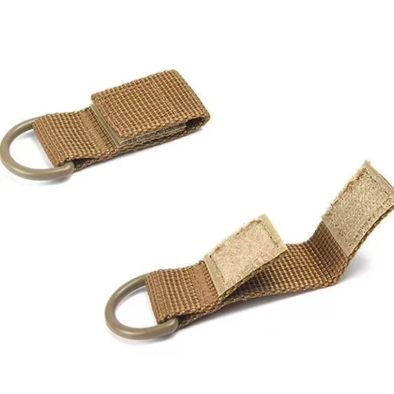 Gancho táctico MOLLE de nylon con clip y hebilla para mochila - imagen 3