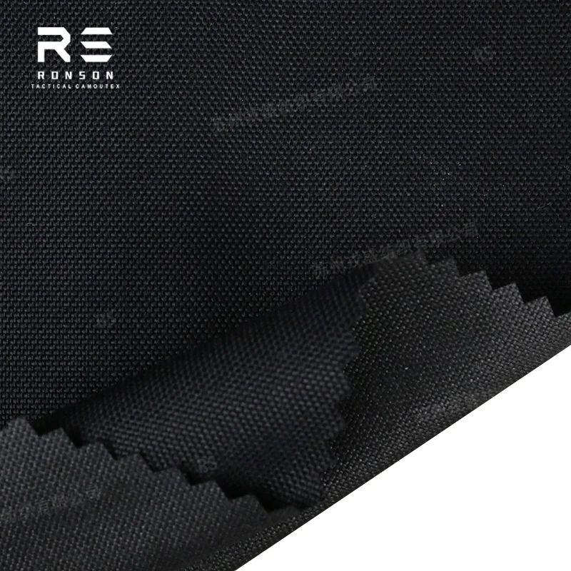 Tela Cordura táctica impermeable PU negra para mochilas - imagen 5