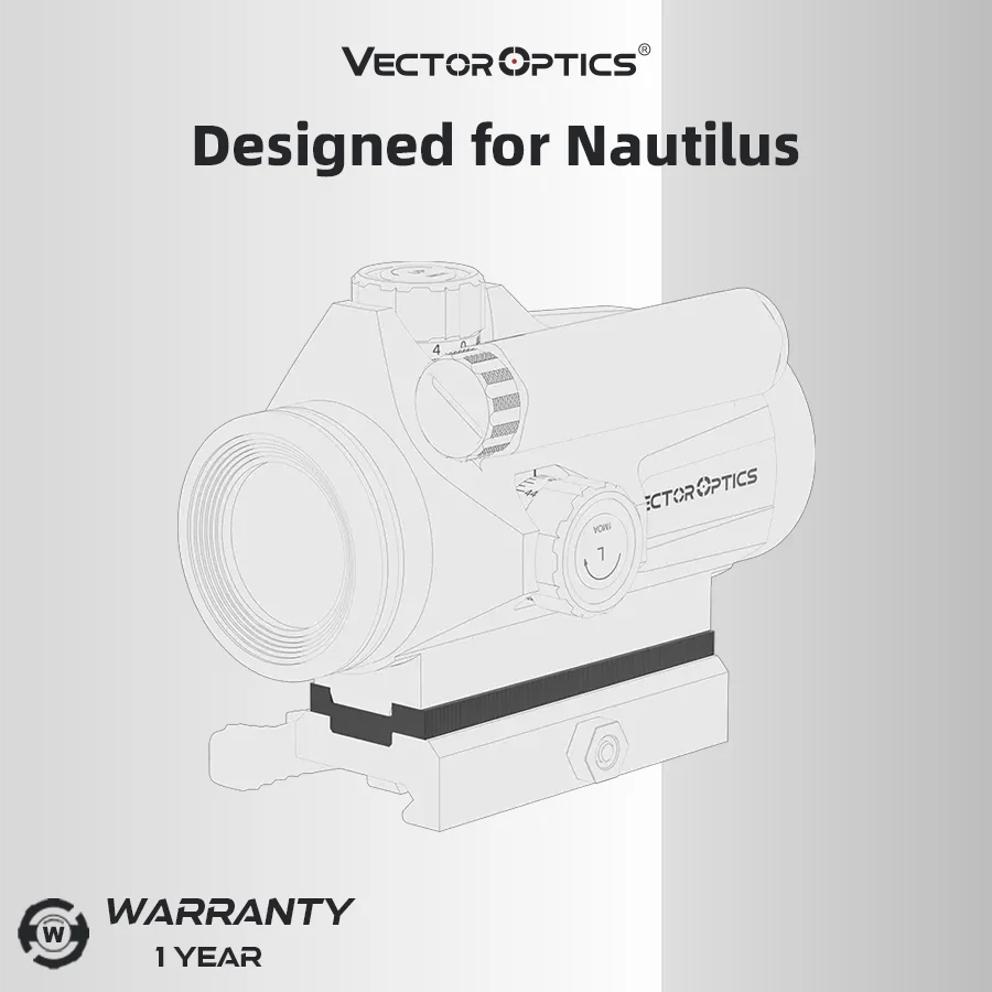 Vector Optics Nautilus Adaptador Espaciador 30 MOA Para Punto Rojo PETG-CF - imagen 4
