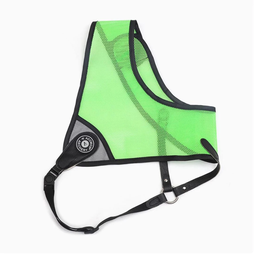 Protector de pecho tiro con arco de malla nailon ajustable - imagen 4