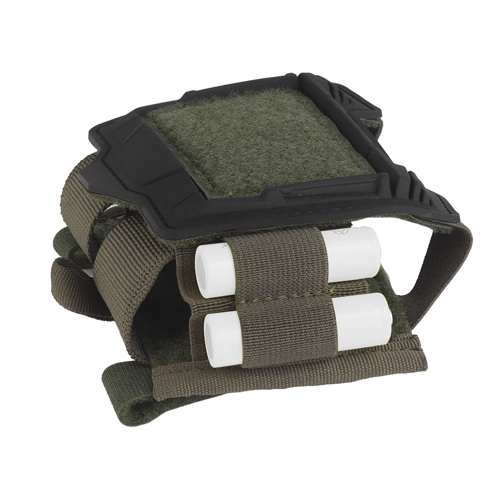 Bolsa táctica para casco multifunción con correa elástica