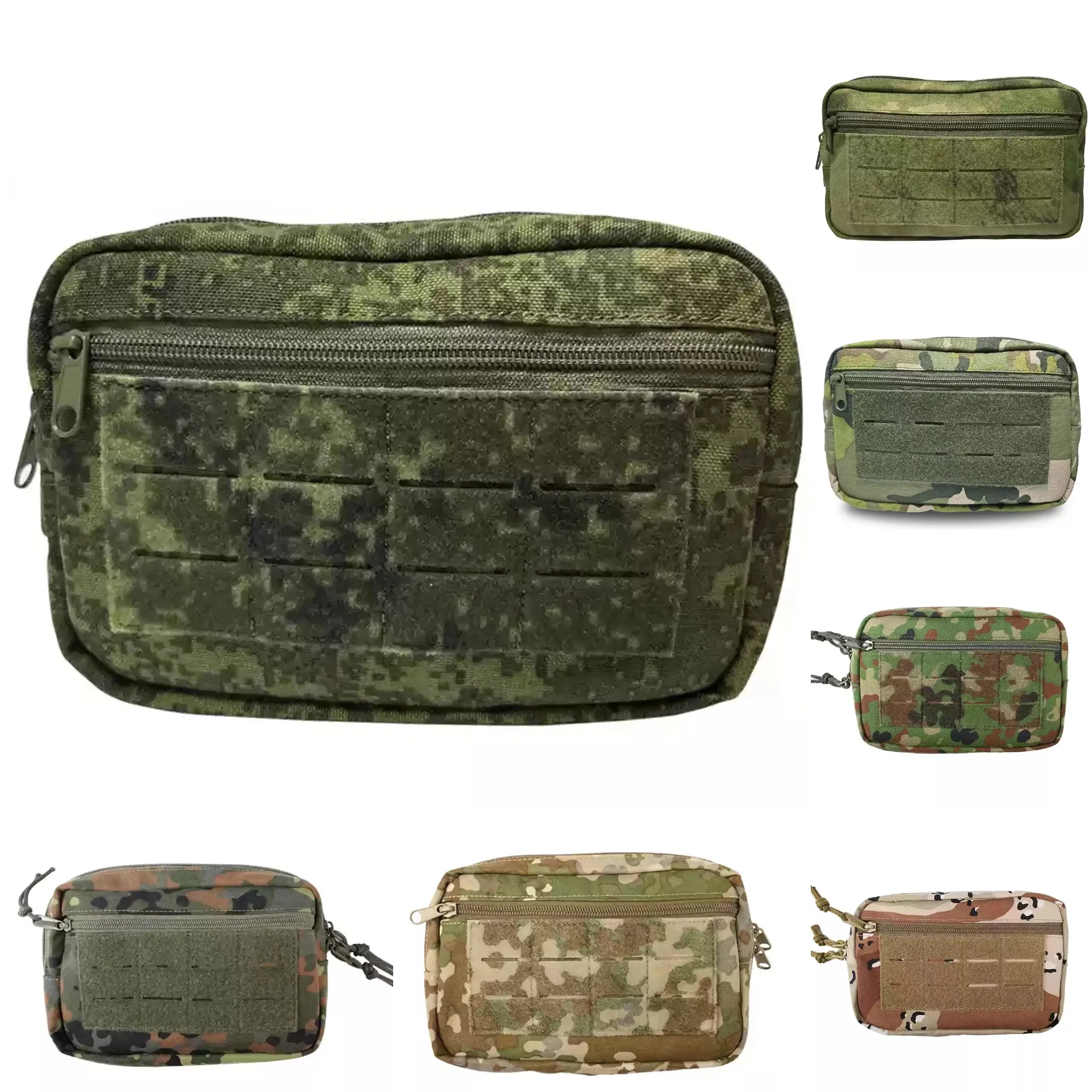 Chaleco táctico MOLLE Subpack camuflaje EMR German Spot CL impermeable