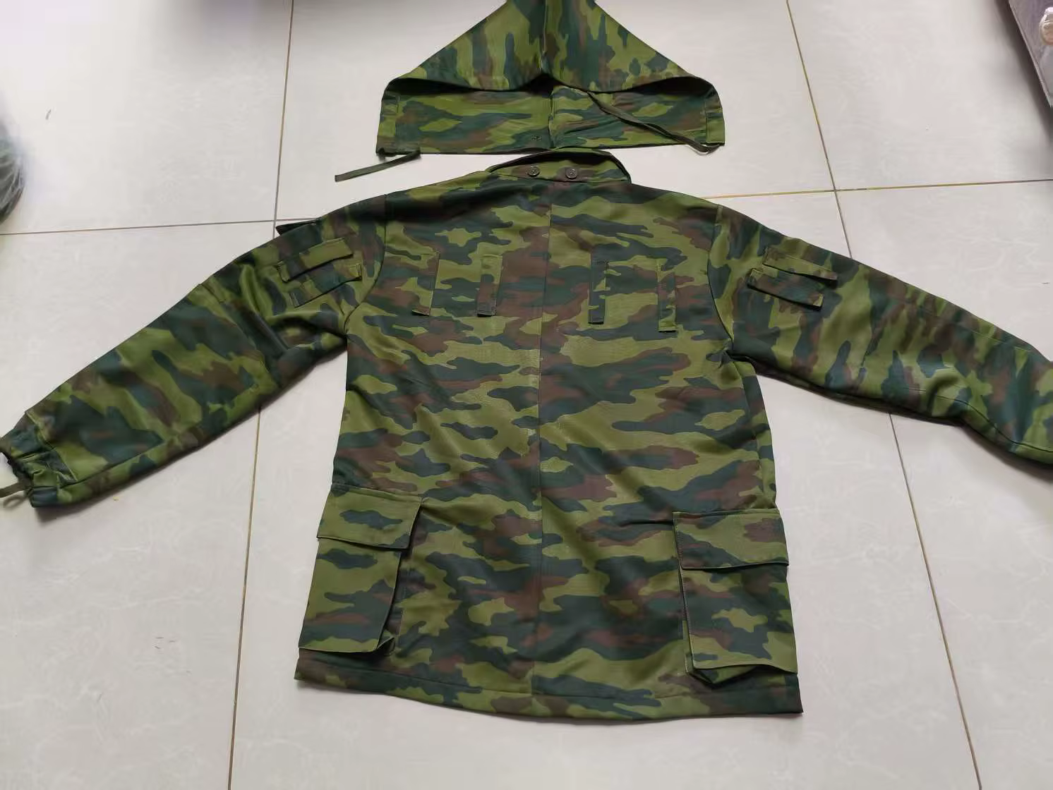 Detalle del patrón de camuflaje