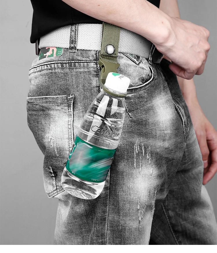 Hebilla táctica para botella de agua nailon palmeado - imagen 5