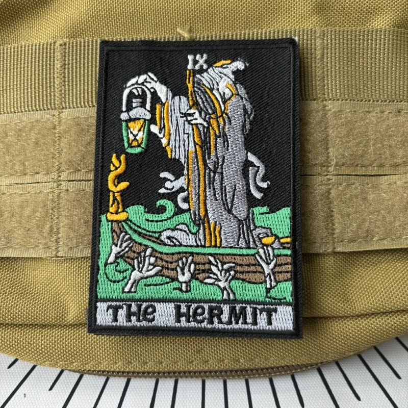 Parche táctico bordado con velcro - insignia militar para mochila - imagen 2