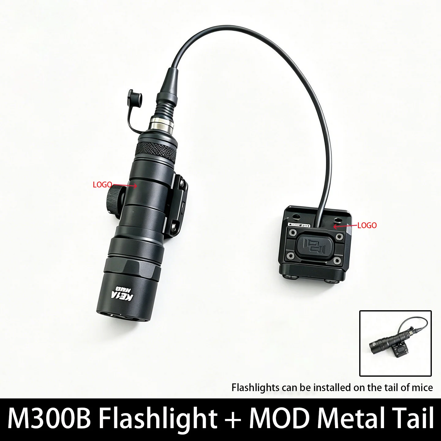 SureFire linterna táctica LED M300B/M600C con ModButton Lite Picatinny