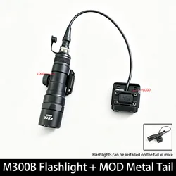 SureFire linterna táctica LED M300B/M600C con ModButton Lite Picatinny