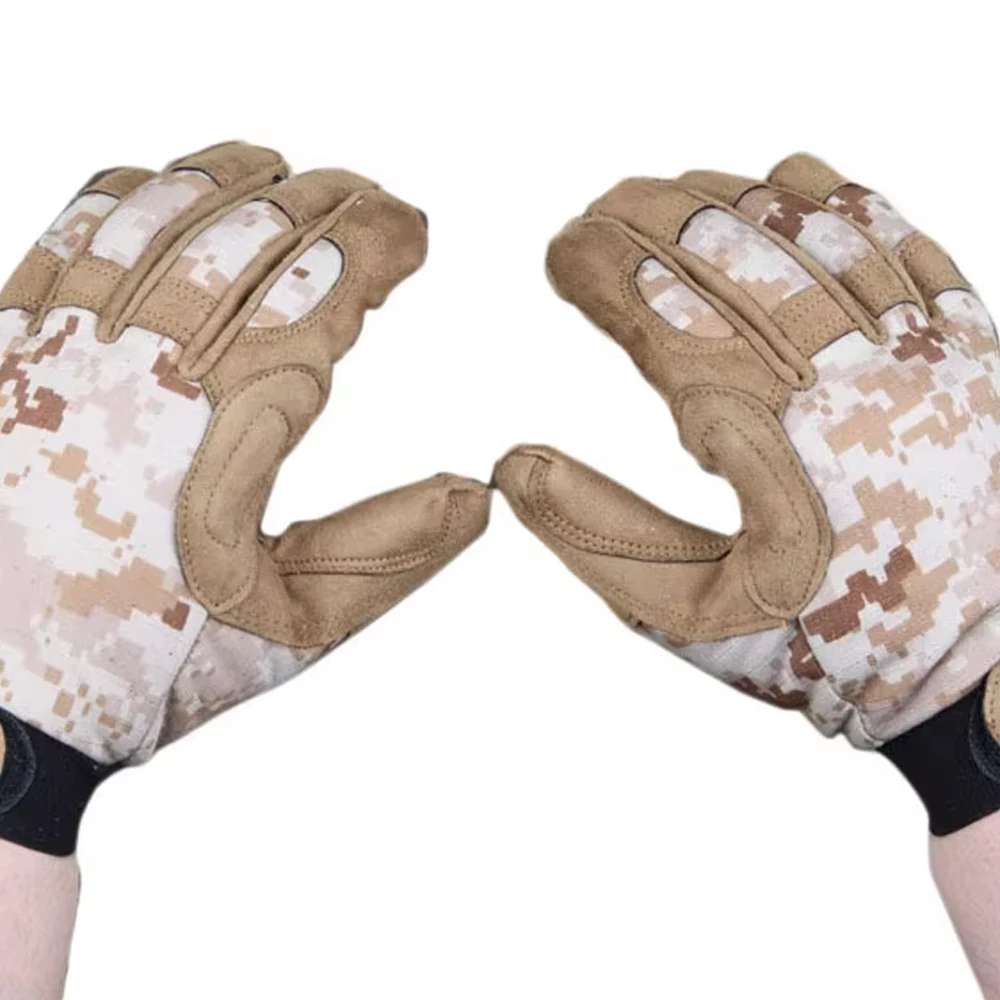 Guantes tácticos camuflaje military outdoor – Dedo completo - imagen 5