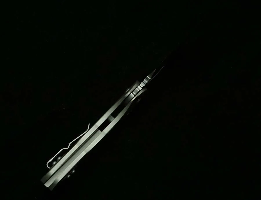 LEMIFSHE Stitch Mark cuchillo plegable acero M390 G10 fibra de carbono - imagen 5