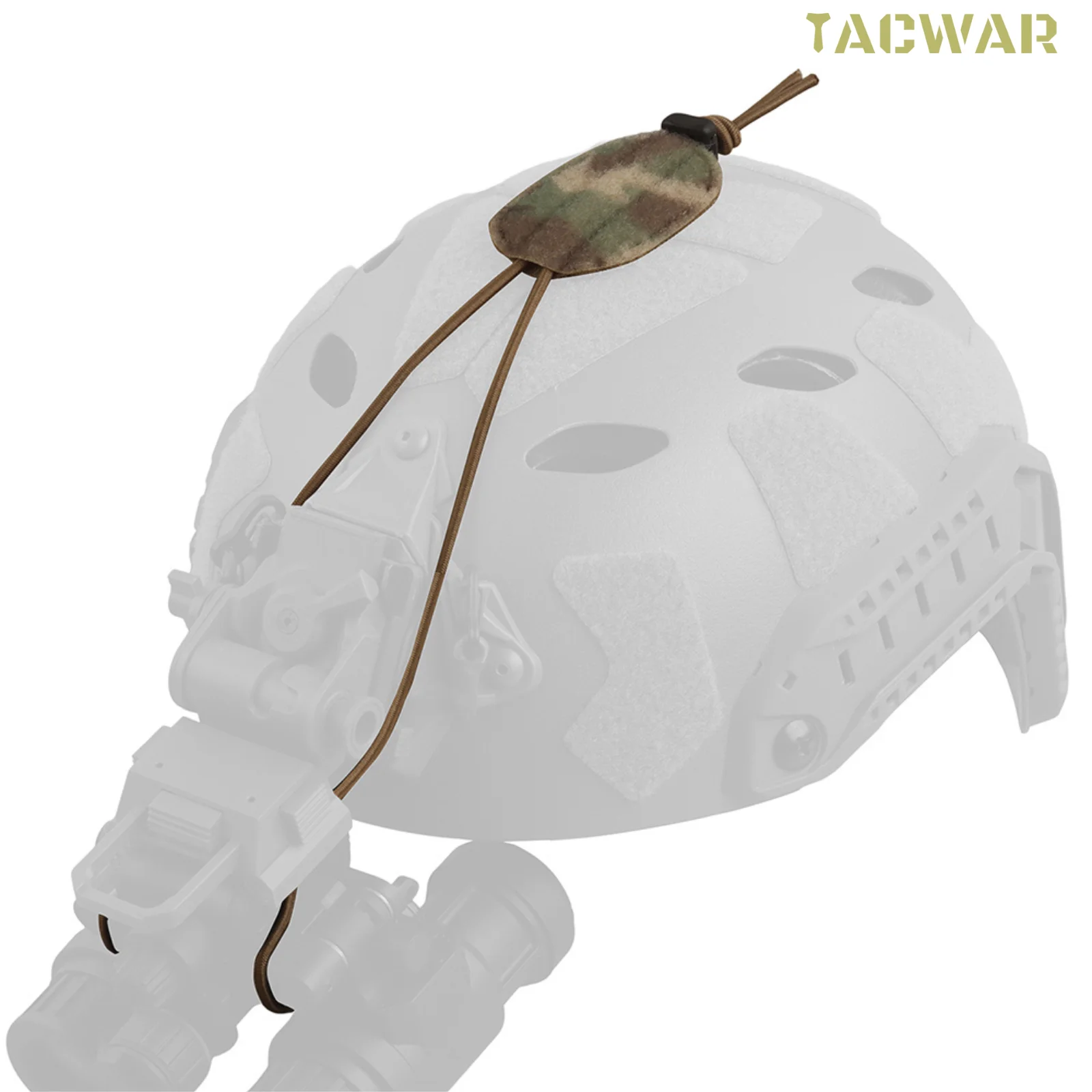 Sujeción NVG elástica gancho y bucle para casco visión nocturna - imagen 2