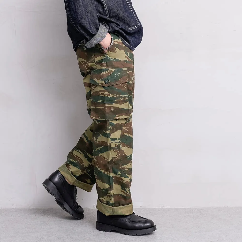 Pantalones BDU multibolsillos camuflaje tigre y lagarto antiséquía - imagen 5