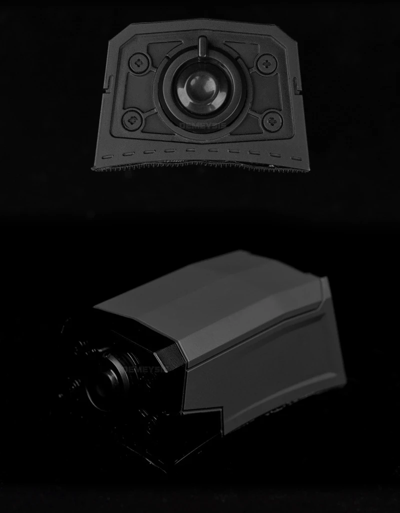 Modelo decorativo de cámara para casco