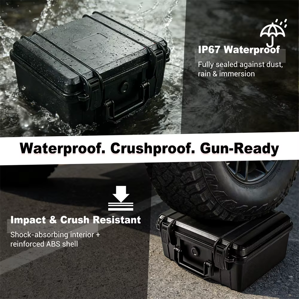 Estuche táctico impermeable y resistente para pistola - imagen 3