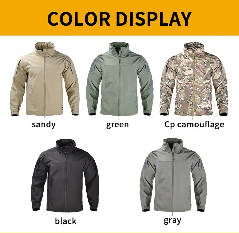 Chaqueta táctica en uso lateral