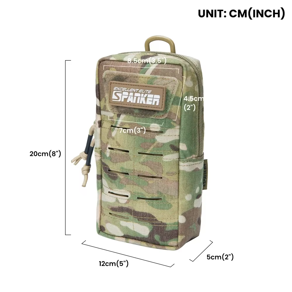 Riñonera táctica MOLLE con soporte móvil – EDC outdoor - imagen 4