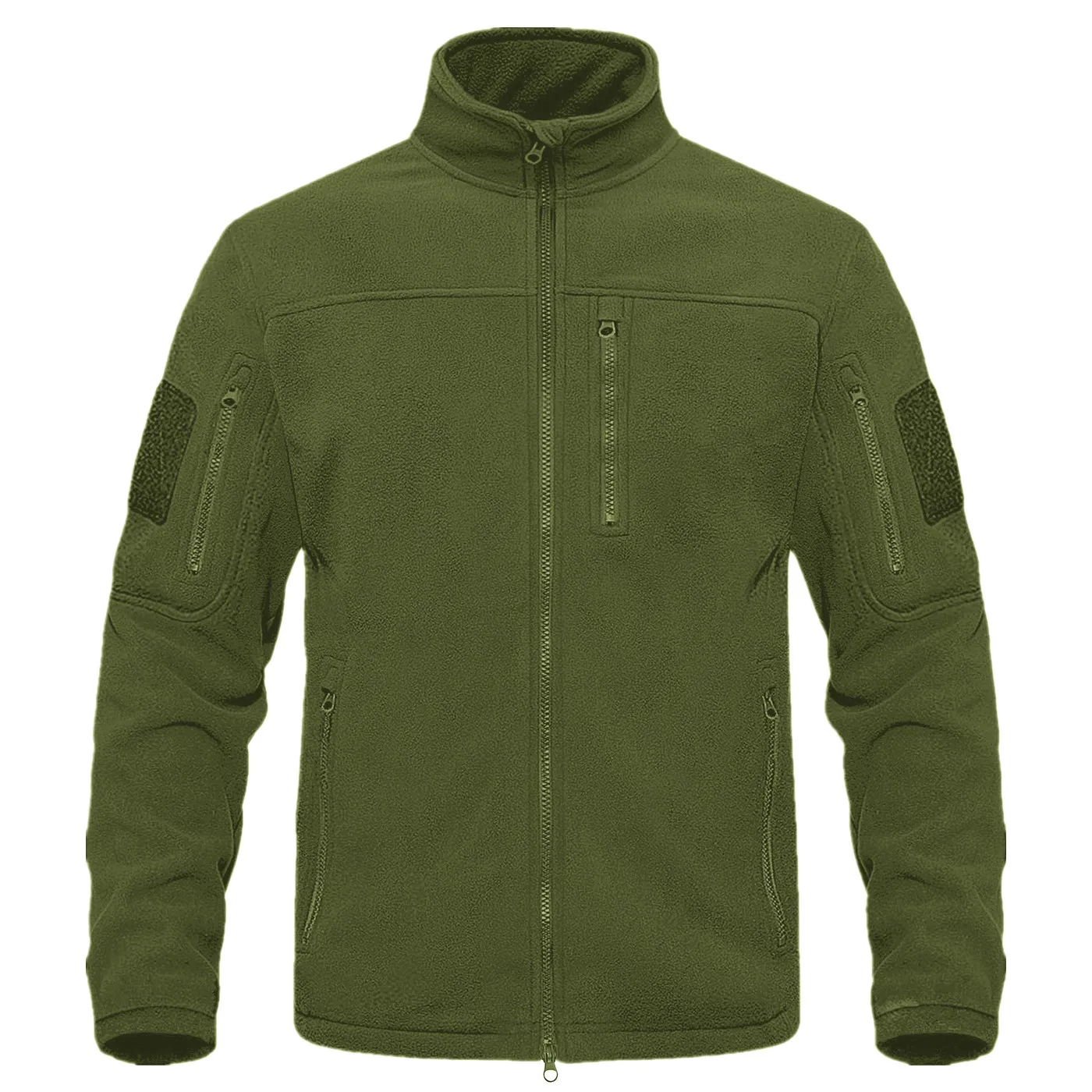 Chaqueta térmica de lana con cuello levantado, caza otoño-invierno