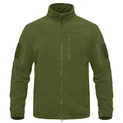 Chaqueta térmica de lana con cuello levantado, caza otoño-invierno