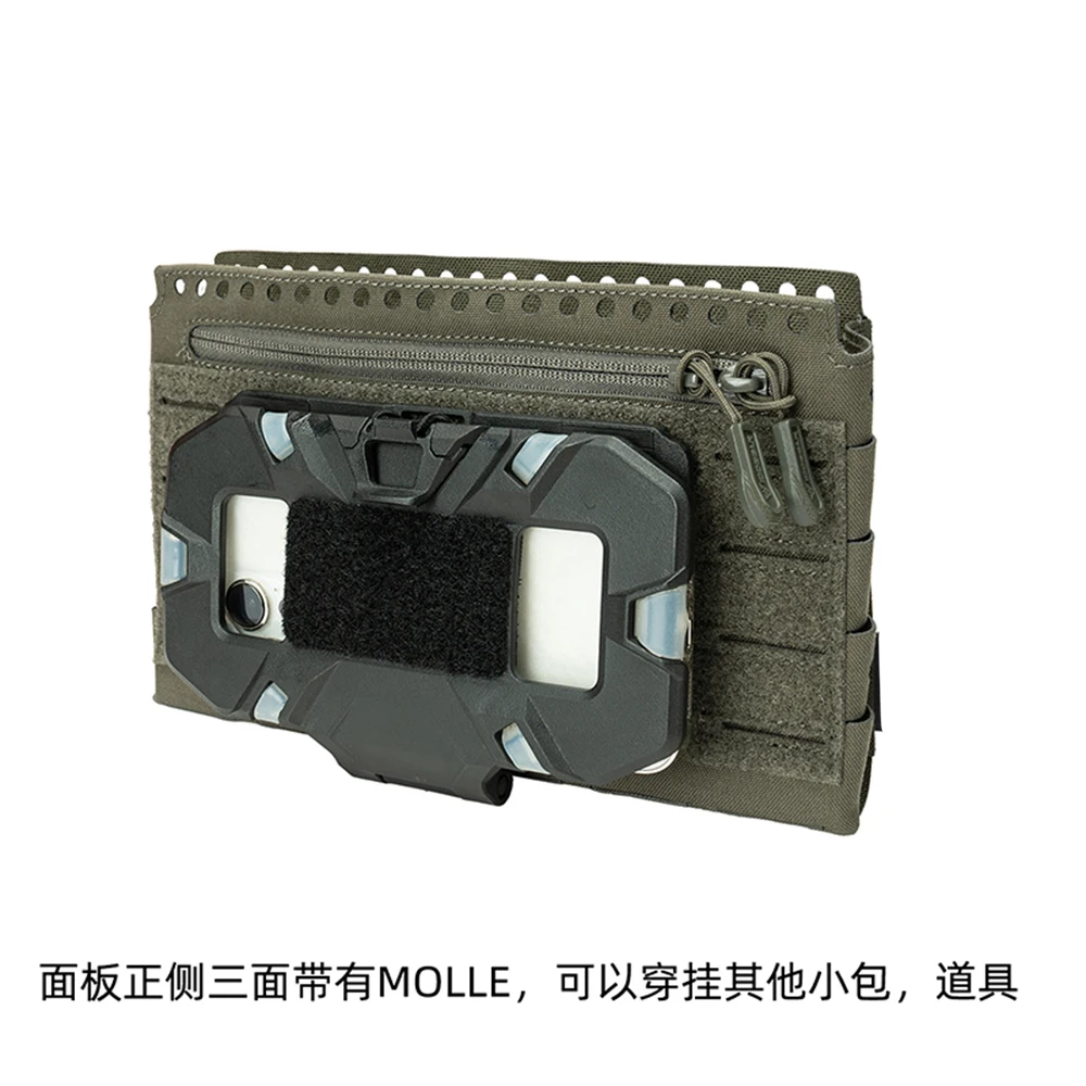 Panel táctico frontal MK5 MOLLE liberación rápida corte láser - imagen 5