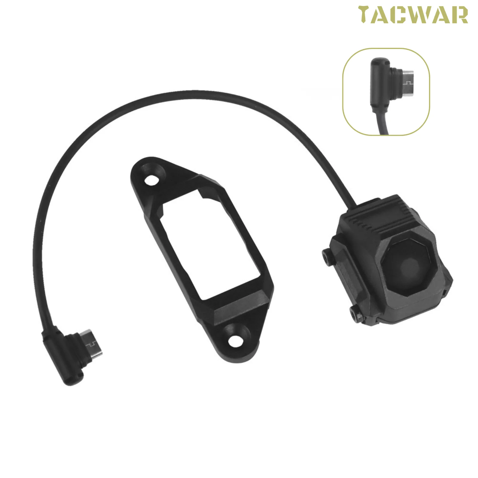 AXON interruptor táctil USB-C remoto presión para linterna tapa trasera