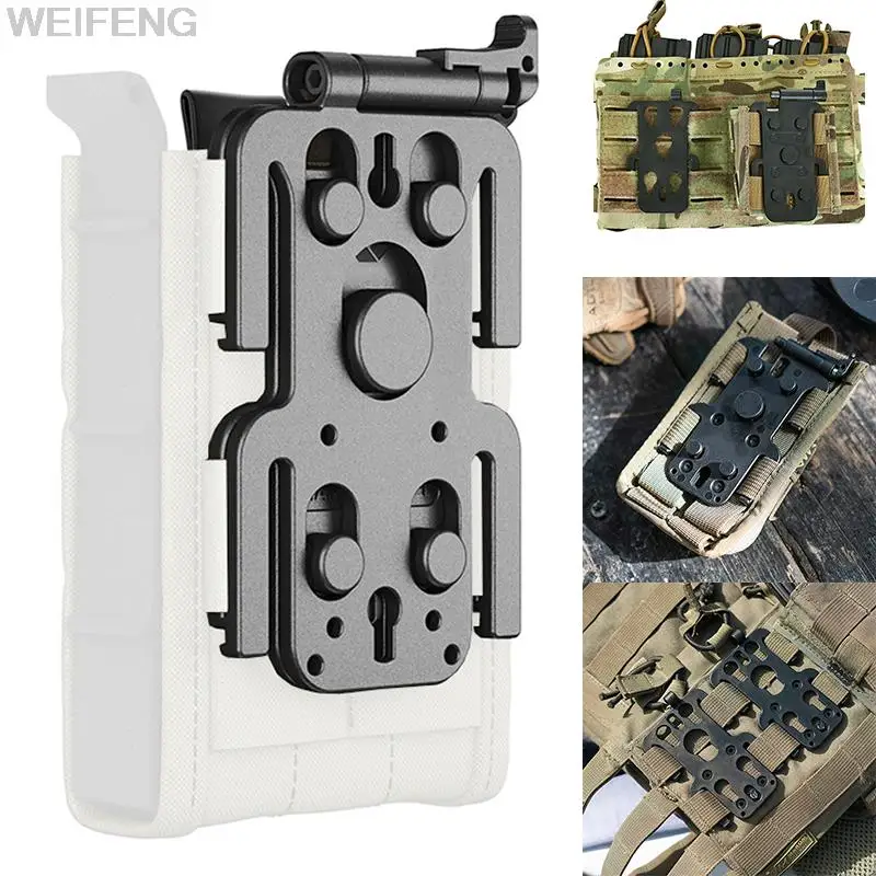 Placa de fijación MOLLE táctica para Mag funda EDC - imagen 4