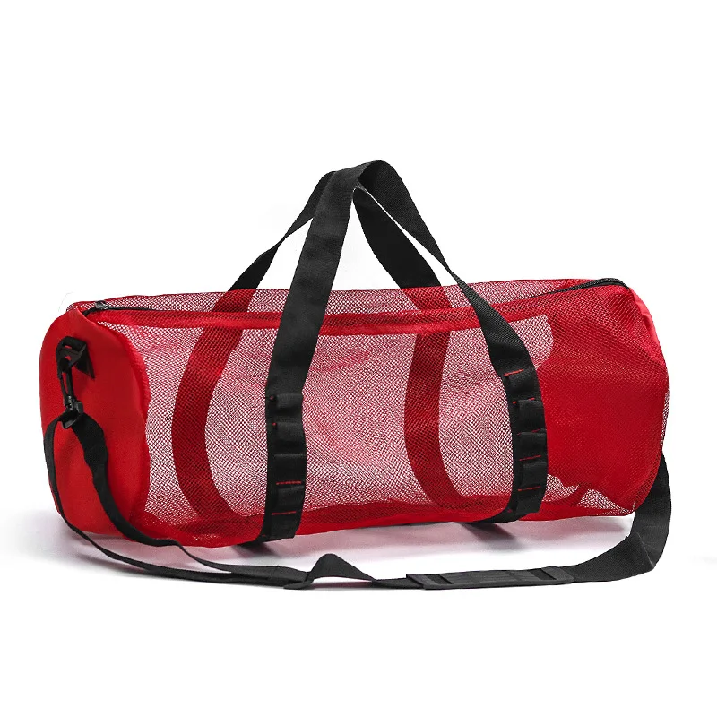 Bolsa de malla transpirable cilíndrica para playa y natación - imagen 3