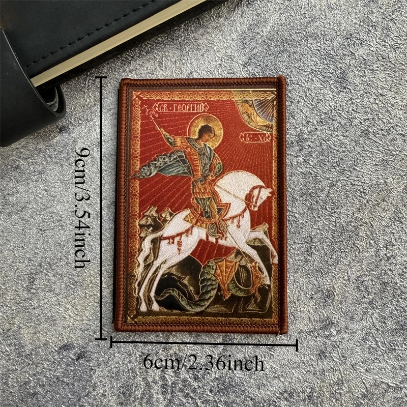 Parche táctico moral San Jorge y dragón – Insignia con velcro