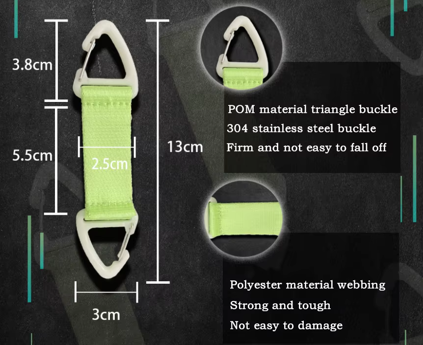 Ideal para marcar llaves, chaquetas, mochilas y cremalleras