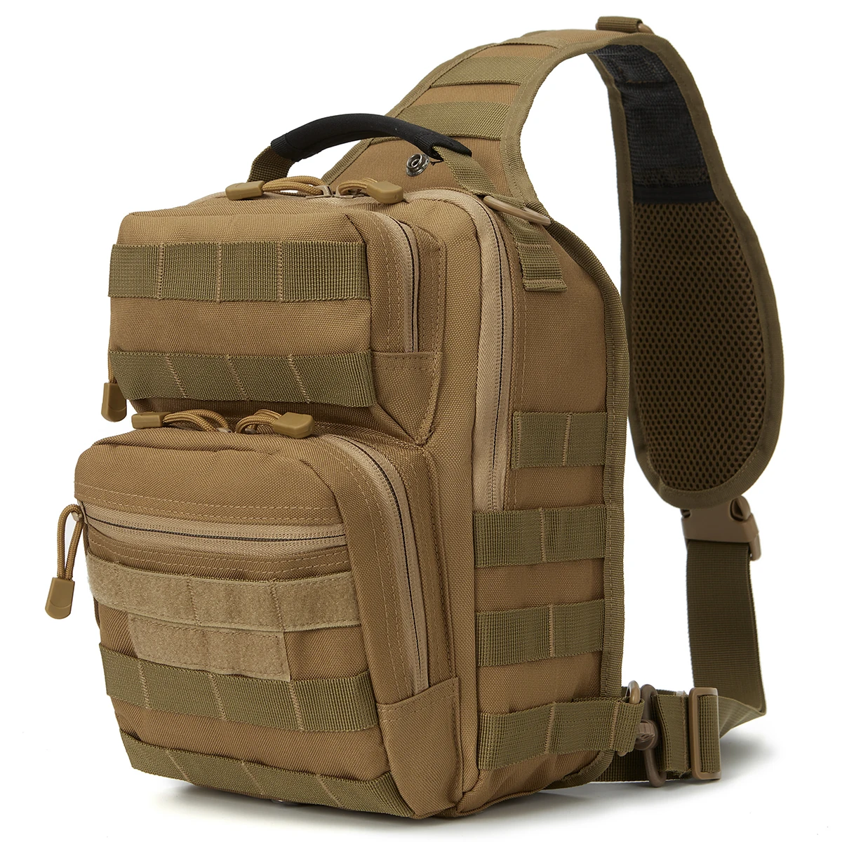Mochila táctica bandolera MOLLE EDC de un solo hombro