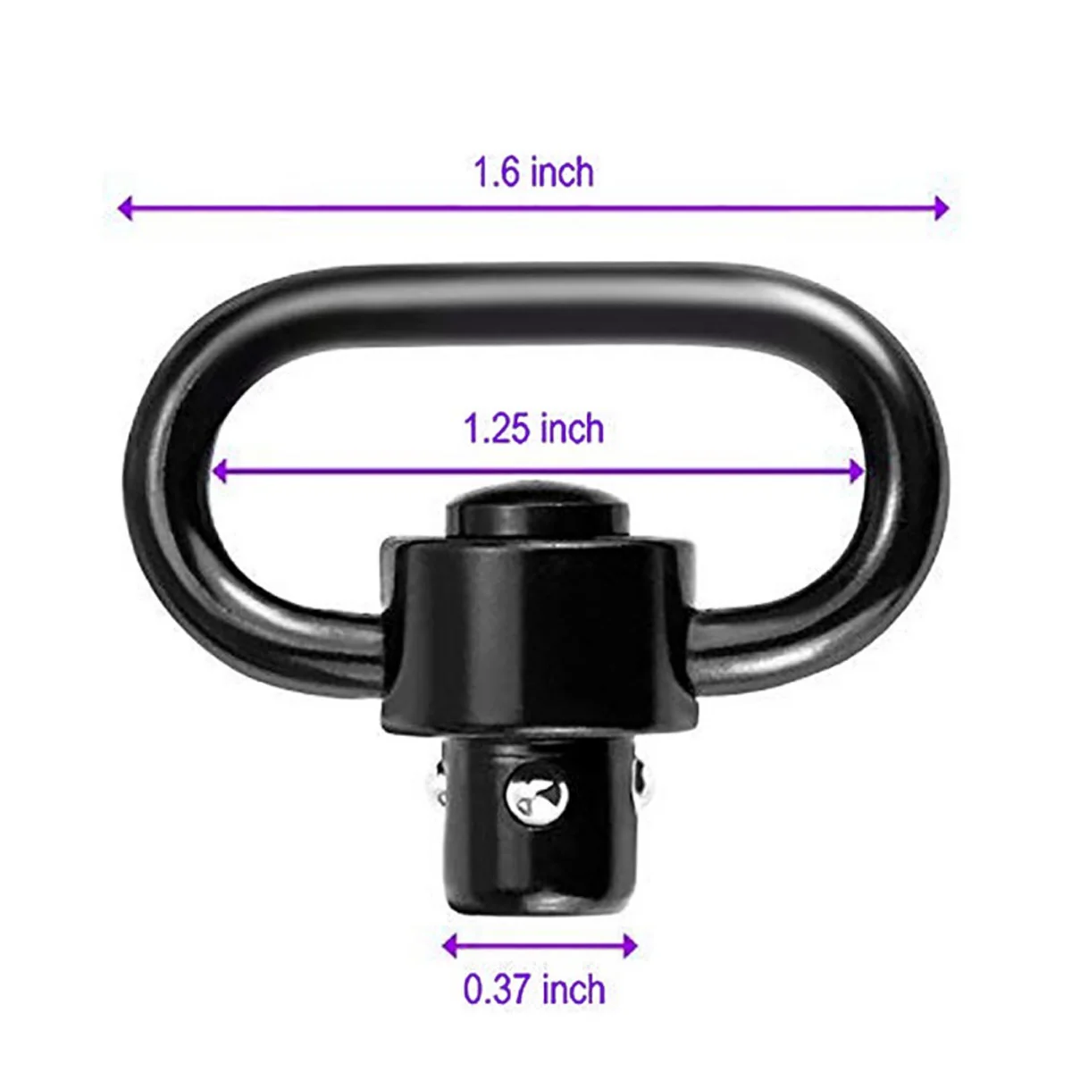 Adaptador giratorio Picatinny QD para montaje rápido de visor táctico