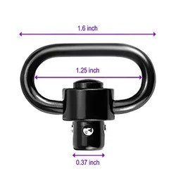 Adaptador giratorio Picatinny QD para montaje rápido de visor táctico