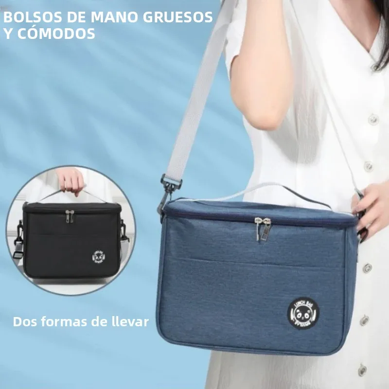 Bolsa nevera plegable aislante reforzada para comida fresca