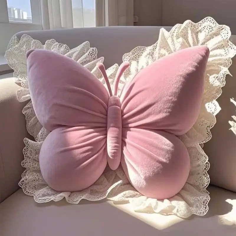 Detalle del encaje del cojín