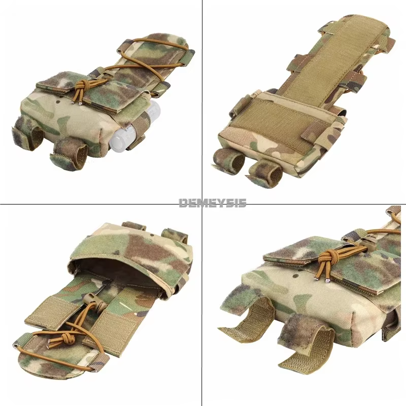 MK2 Bolsa de batería y contrapeso para casco táctico Airsoft MOLLE