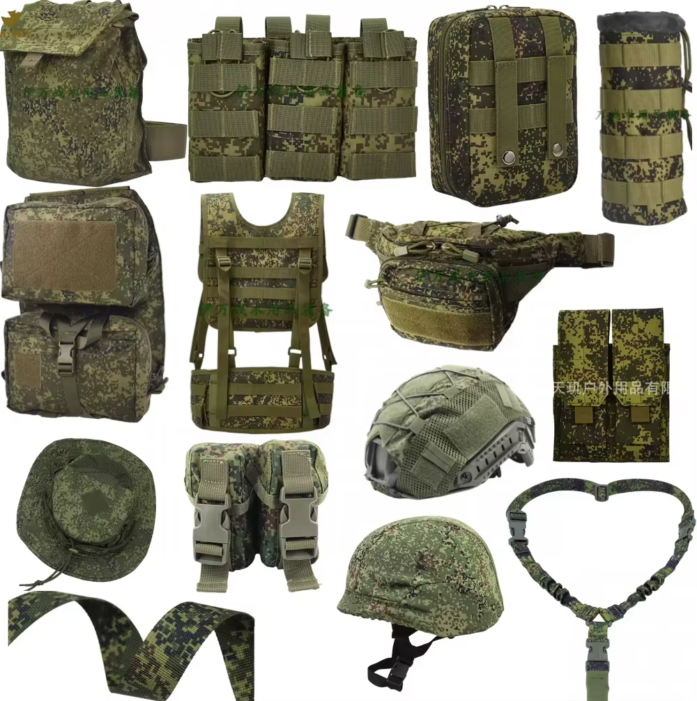 Little Green EMR Set Táctico – Funda Rifle, Bolsa Cintura y Casco - imagen 2